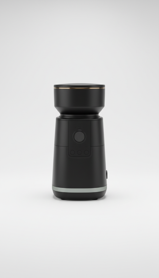 Automatic coffee grinder matte black