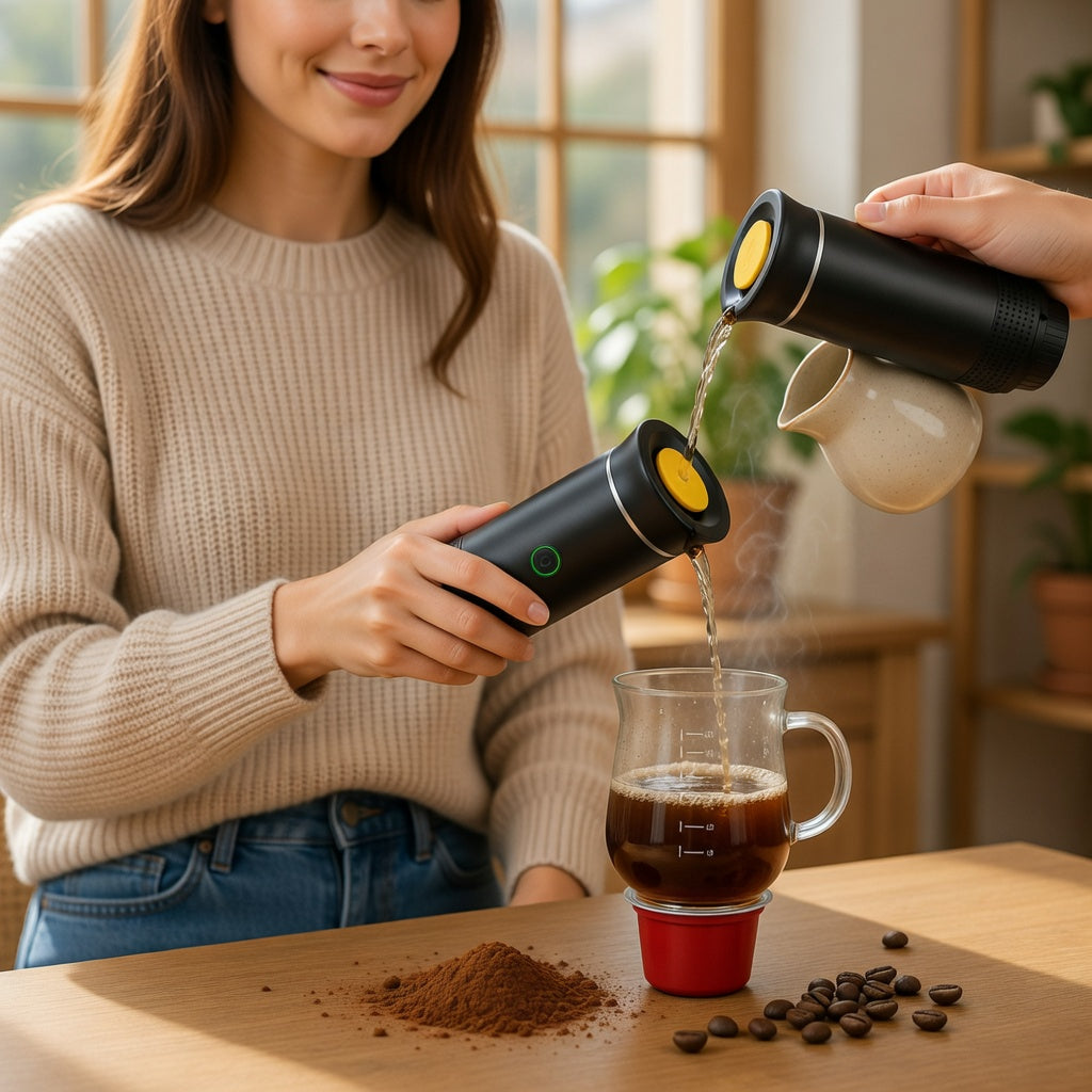 Portable Electric Coffee Grinder for Fresh Beans